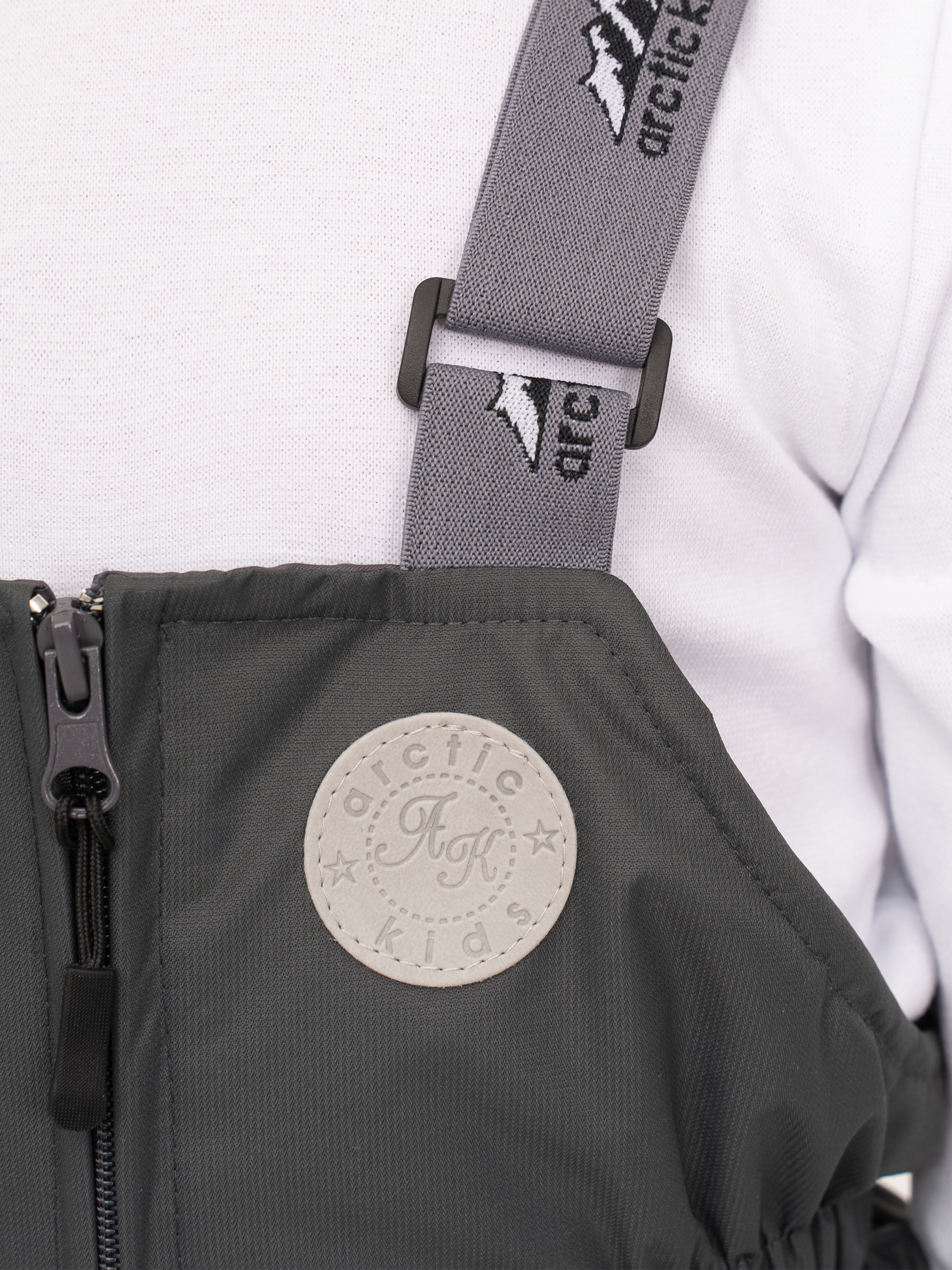 Полукомбинезон Arctic kids 60-013 серый - фото 5