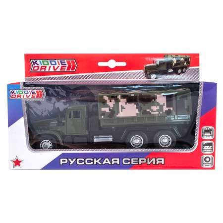 Грузовик KiddieDrive военный инерционный зеленый