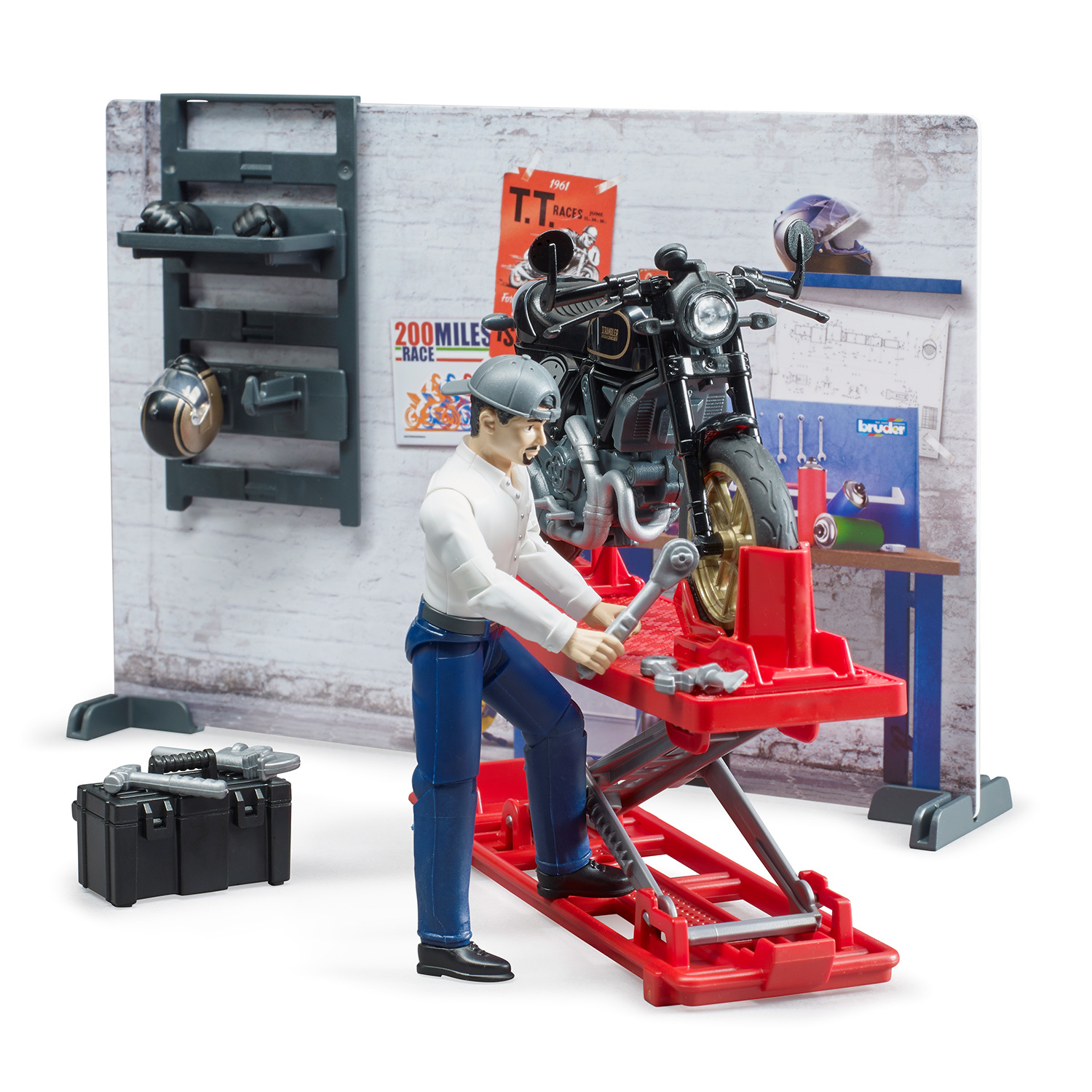 Игровой набор Bruder Ремонтный 62-101 - фото 5