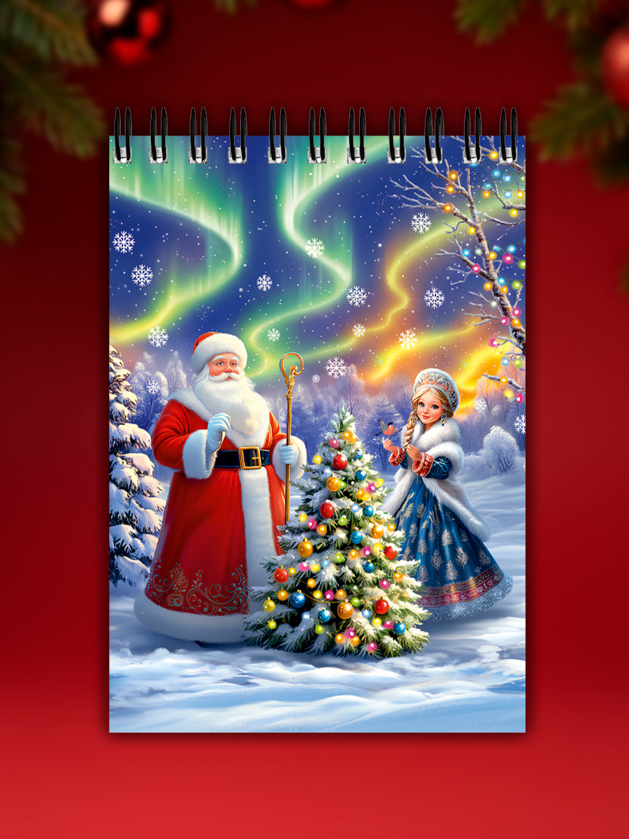 Блокнот Prof-Press Новогодние открытки 32 лист. - фото 11