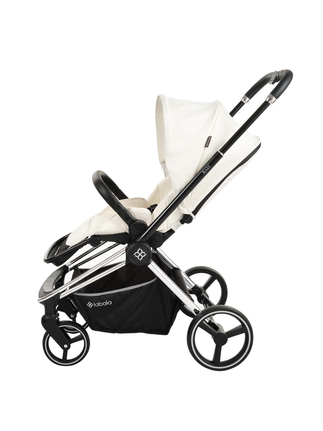 Коляска 2в1 Labala Raiz white - фото 7