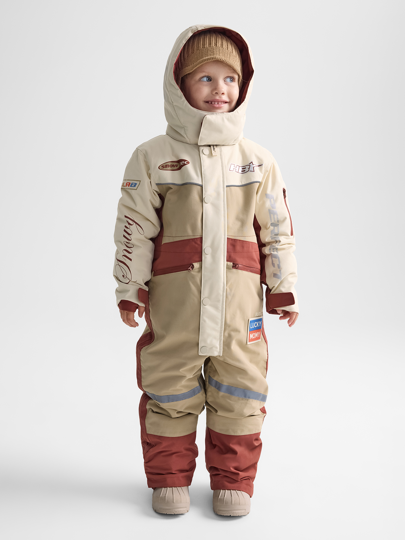 Комбинезон Happy Baby 89115-1_beige - фото 1