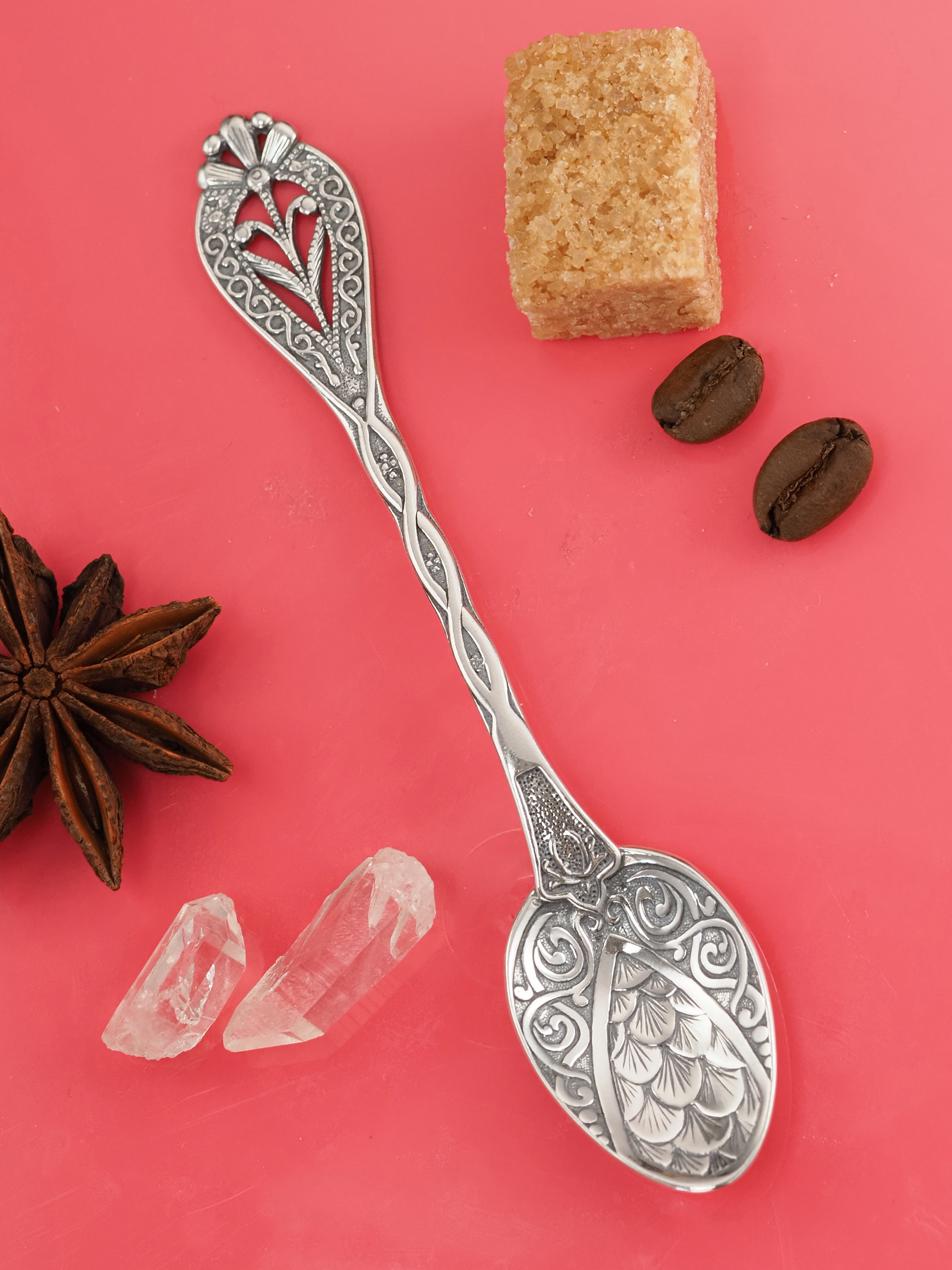 Серебряная ложка Serebro Store Цветочек - фото 3