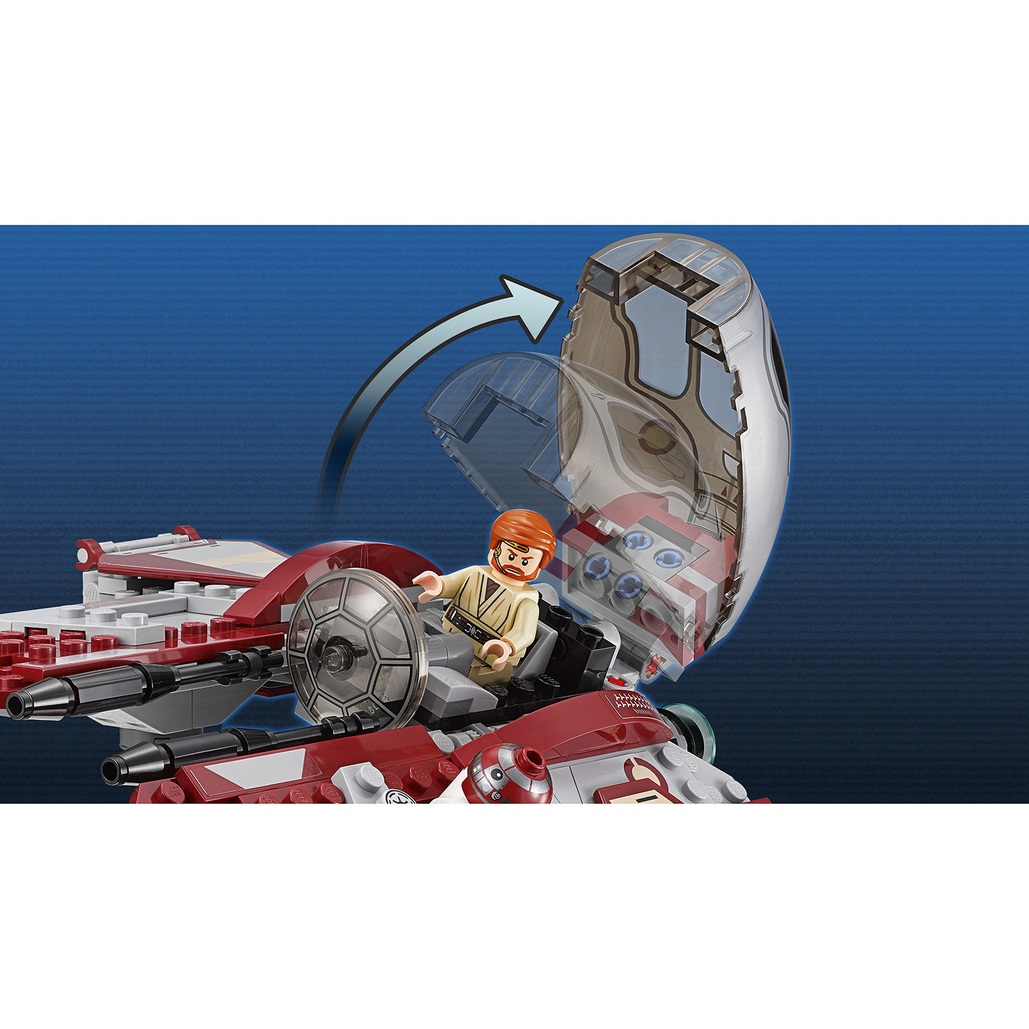 Конструктор LEGO Star Wars Перехватчик Оби-Вана Кеноби блочный - фото 9