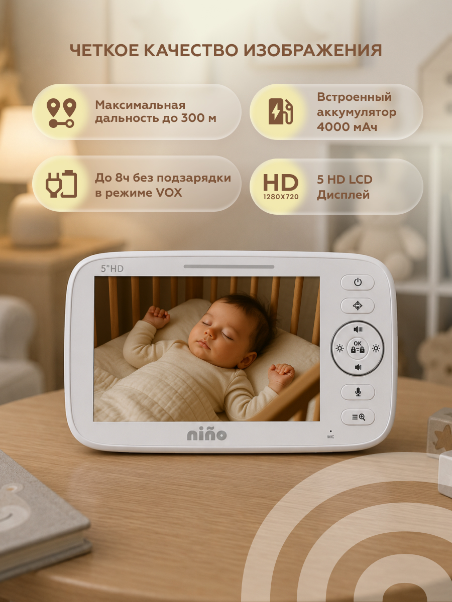 Видеоняня nino SM530Q - фото 3