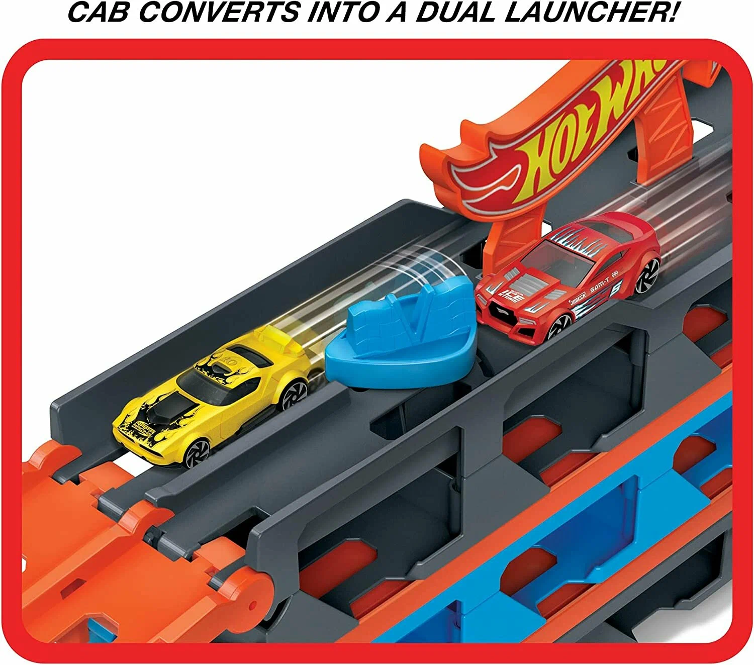 Грузовик Hot Wheels автотрек Скоростная автотрасса GVG37 - фото 5