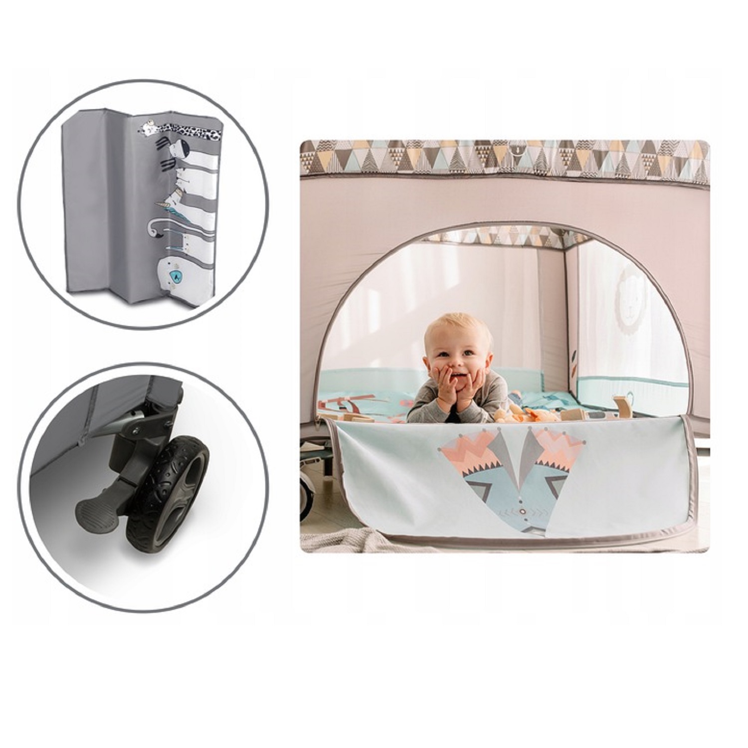 Манеж кровать Lionelo LKOJSOFIGRYSAIXXXXXX_R - фото 11