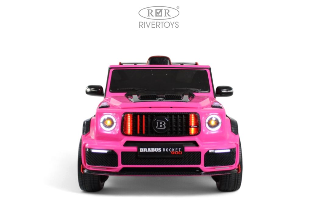 Электромобиль RIVERTOYS Mercedes Z777ZZ-PINK С пультом ДУ - фото 2