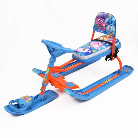 Снегокат NiKA kids Смешарики с рулем, со спинкой