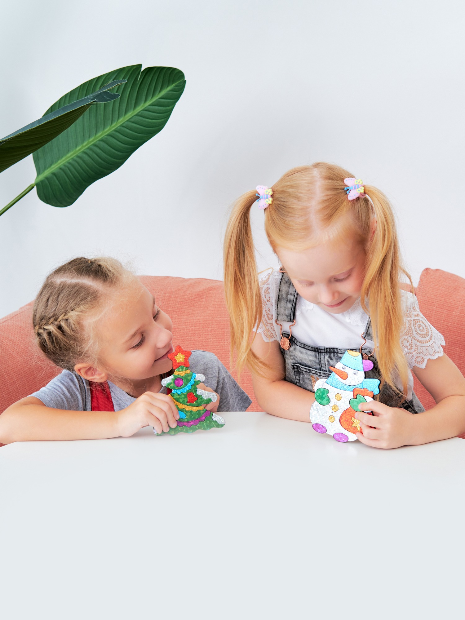 Набор для творчества Дрофа-Медиа Ёлочка Снеговик аппликация - фото 8