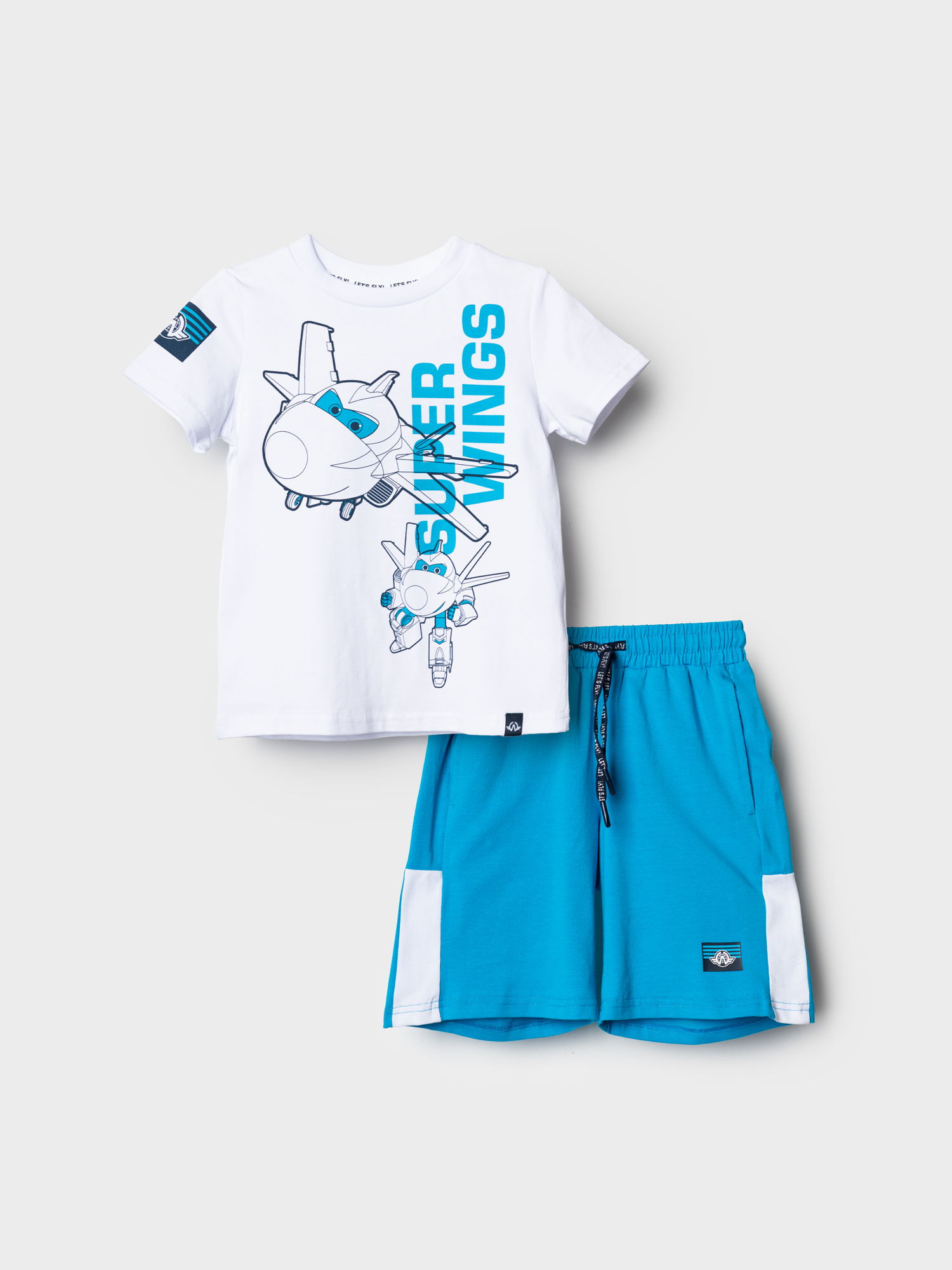 Изображение товара Детский костюм футболка и шорты PlayToday 104 для мальчика яркий комфортный