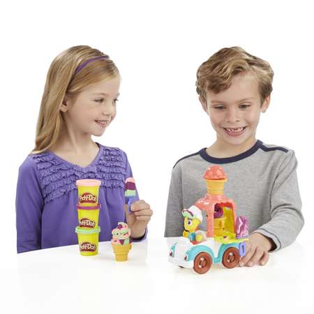 Пластилин Play-Doh Грузовик с мороженым