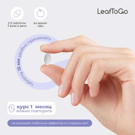Магний цитрат LeafToGo 650 мг + Витамин B6, 300 таблеток