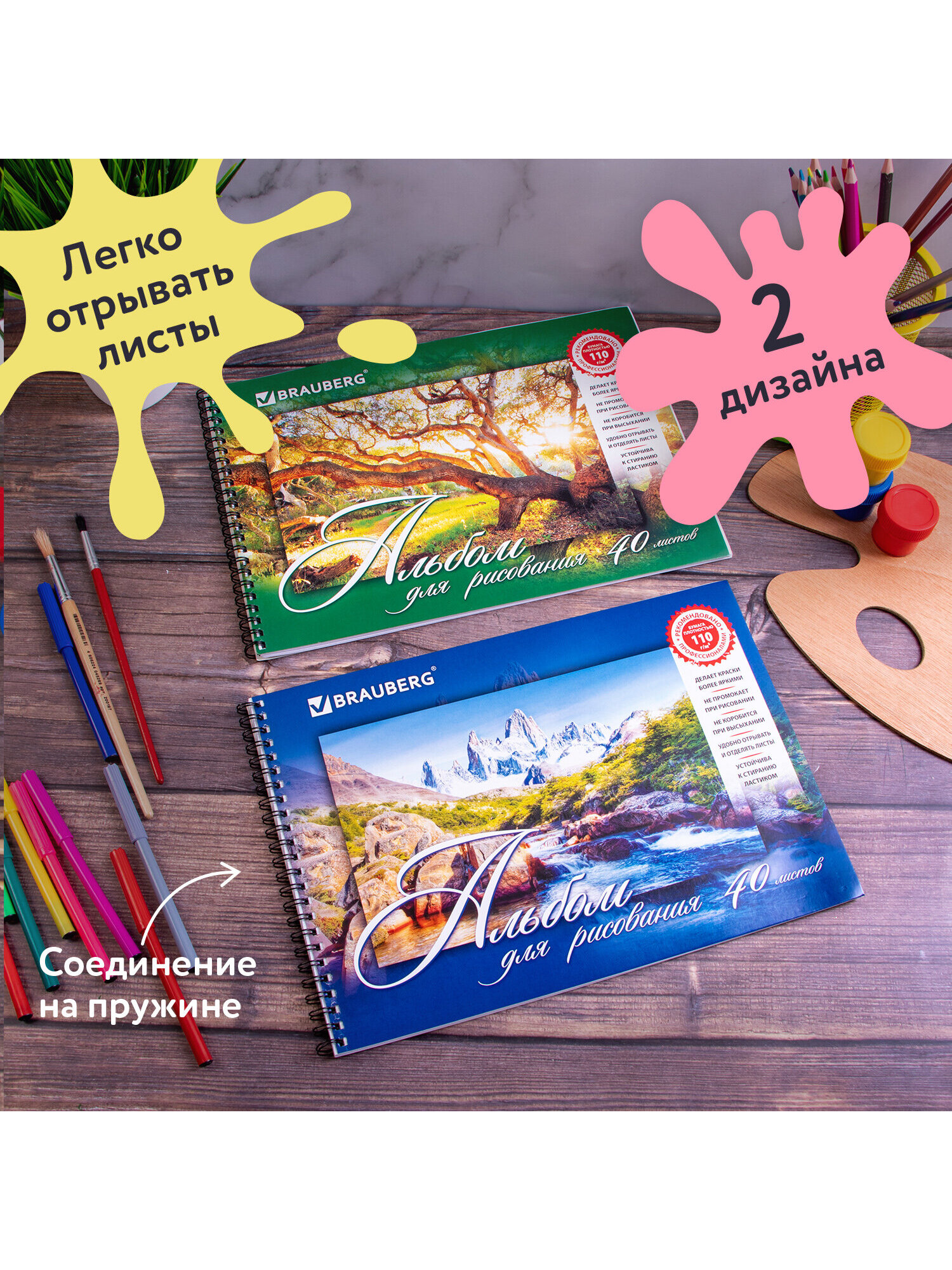 Альбом Brauberg А4 2 шт. - фото 3