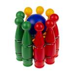Набор для боулинга Colorplast Паутинка 9 кеглей + шар