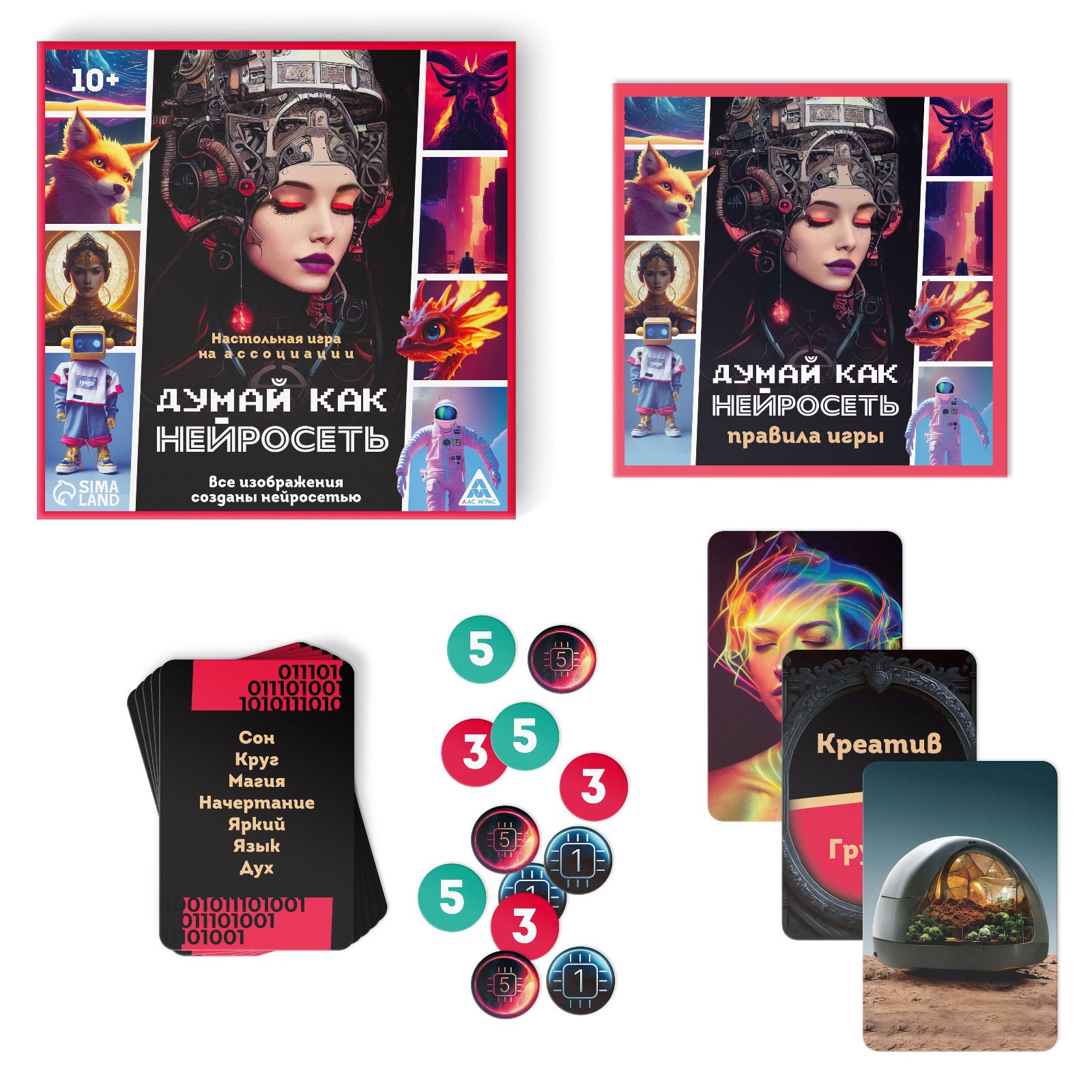 Настольная игра Лас Играс Думай как нейросеть - фото 2
