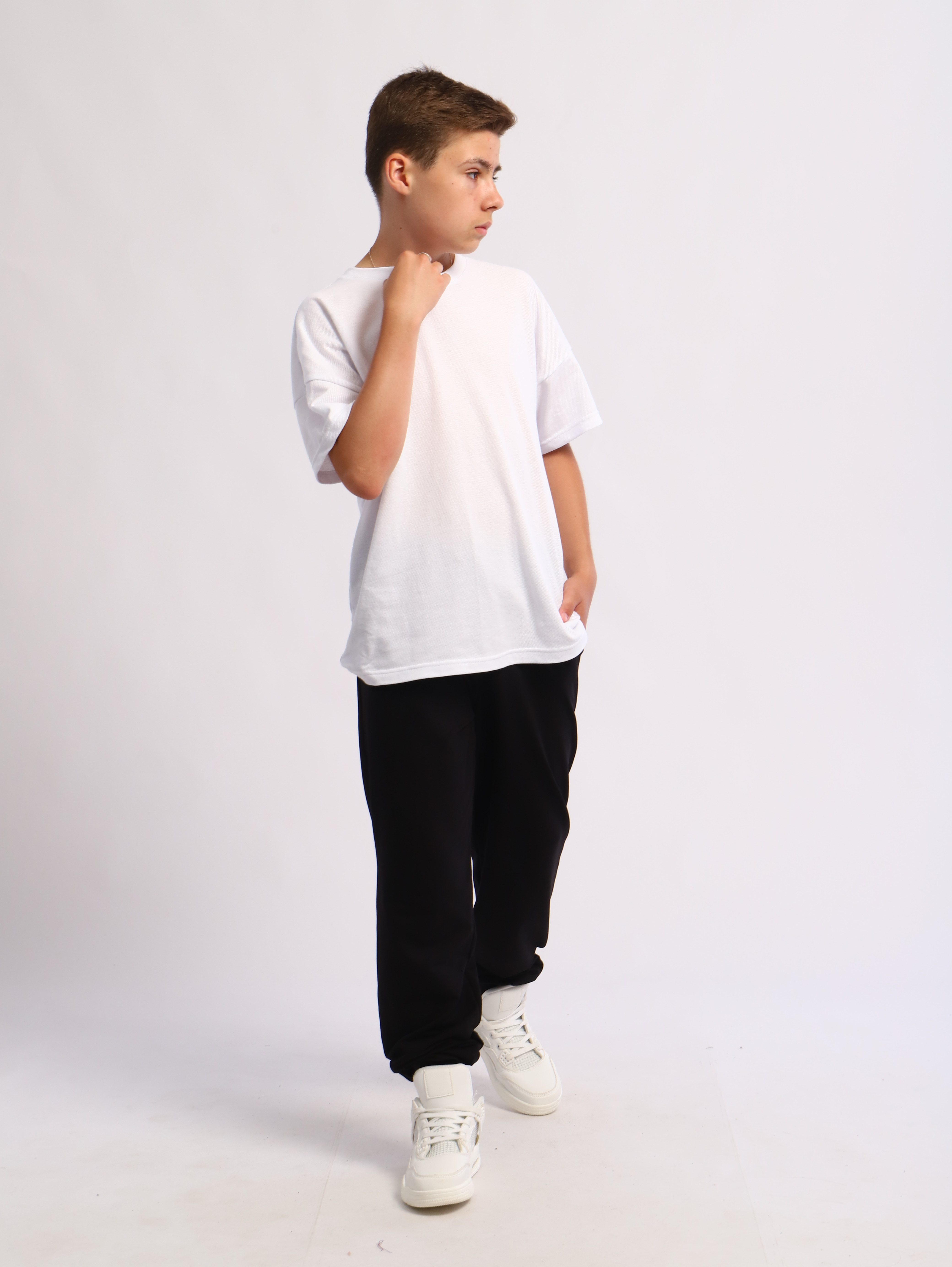 Брюки ЛАДОШКИ Брюки Бой черный - фото 9