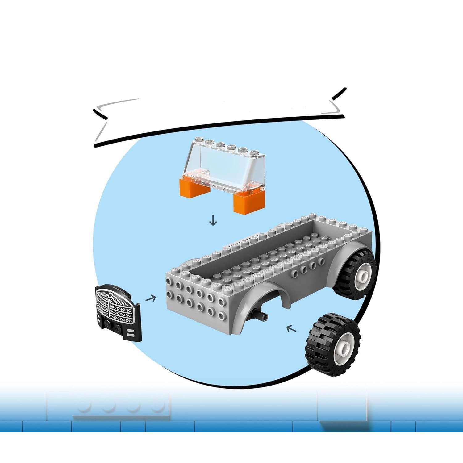 Конструктор LEGO City TowTruck and Sports Car Repair 101 дет. - фото 6