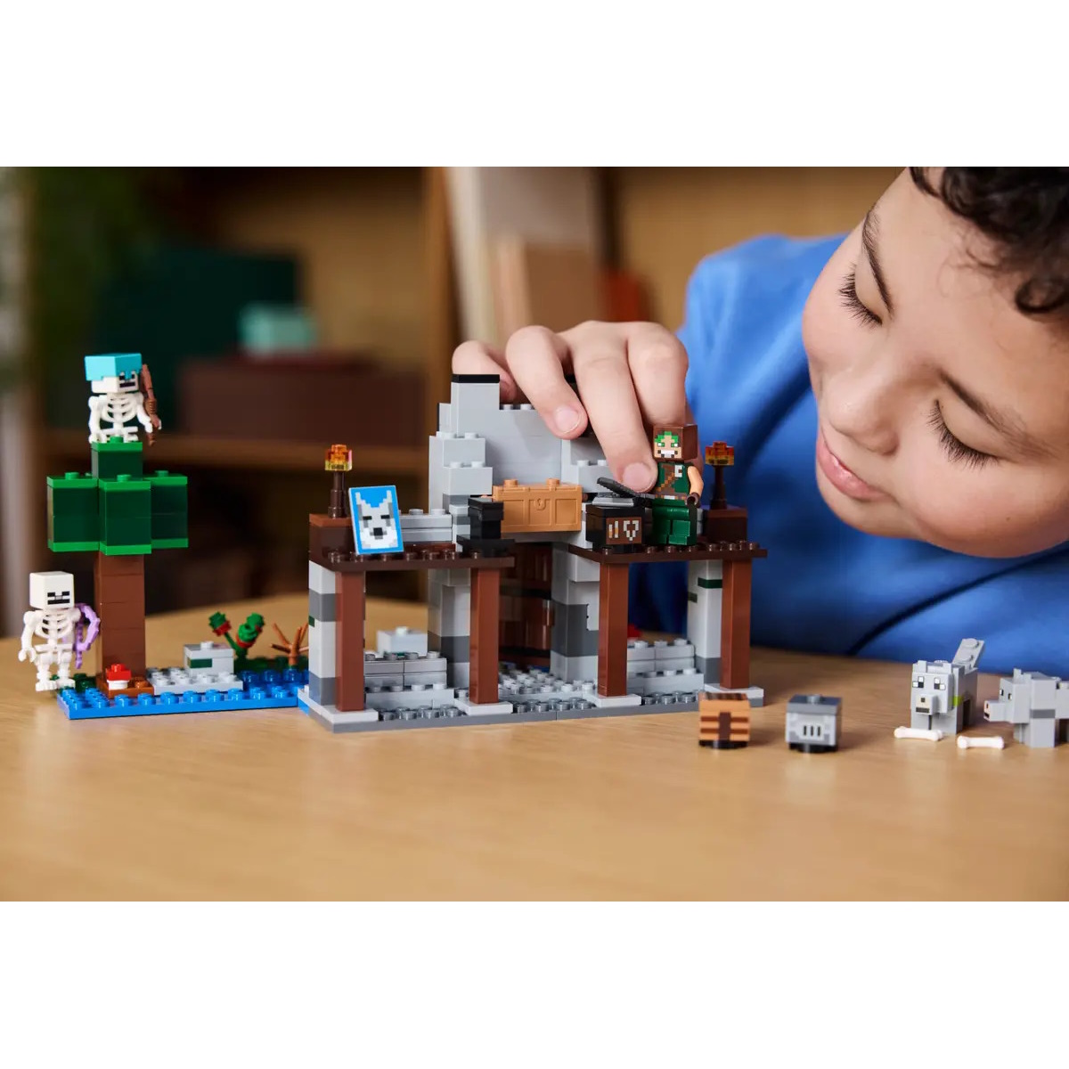 Конструктор LEGO Minecraft Волчья крепость блочный - фото 11