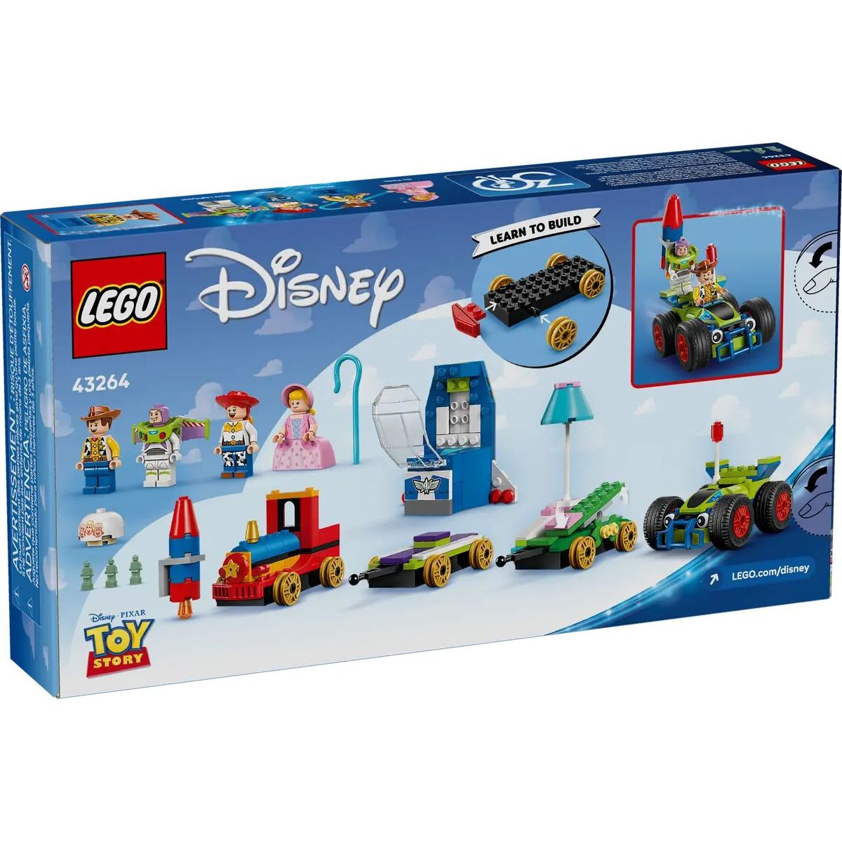 Конструктор LEGO Disney Праздничный поезд и машинка 206 дет. - фото 6