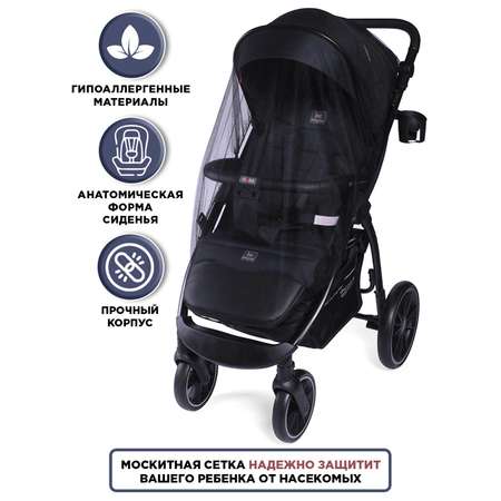 Коляска прогулочная BabyCare Venga Чёрный