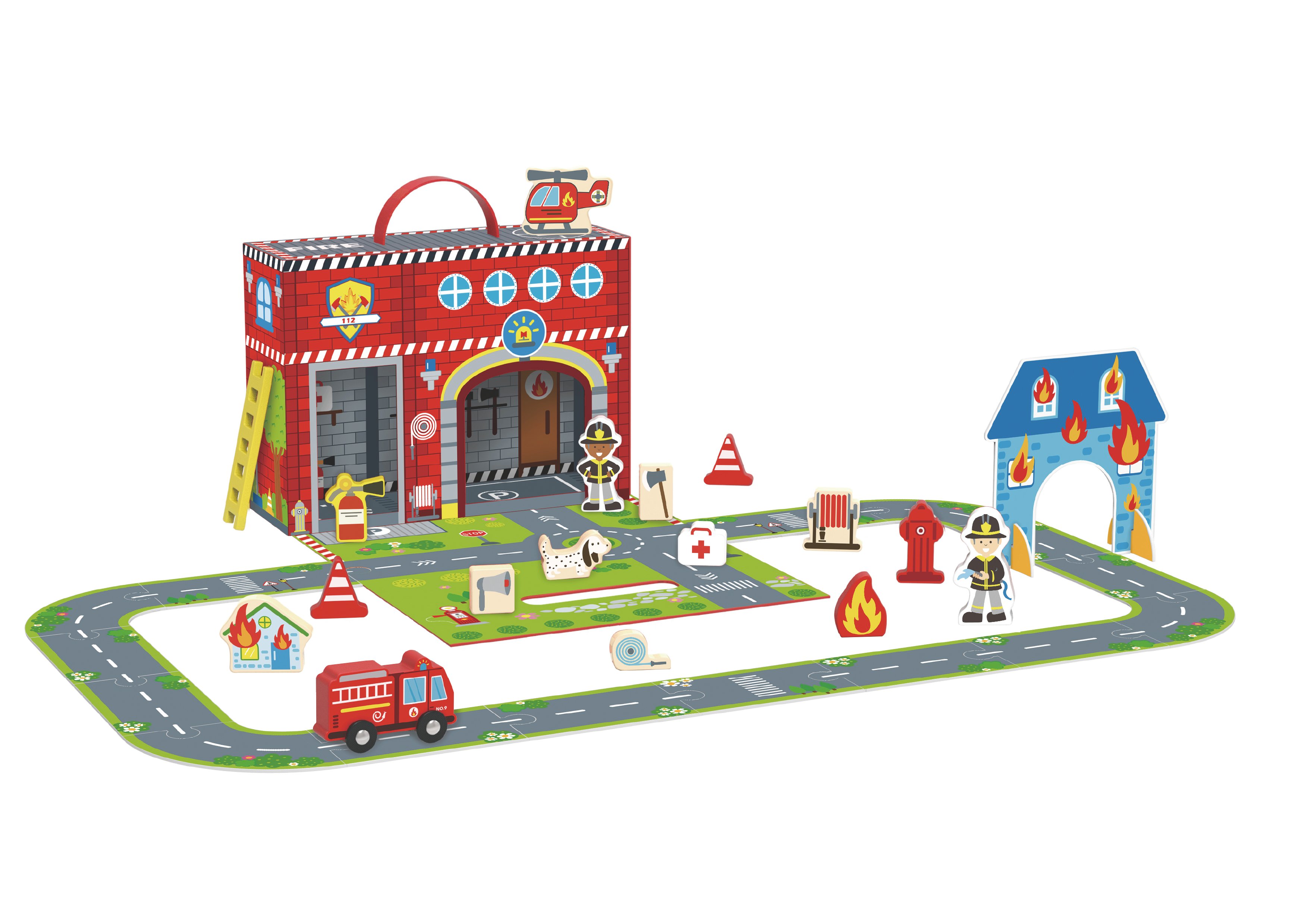 Игрушка Tooky Toy Пожарный - фото 1