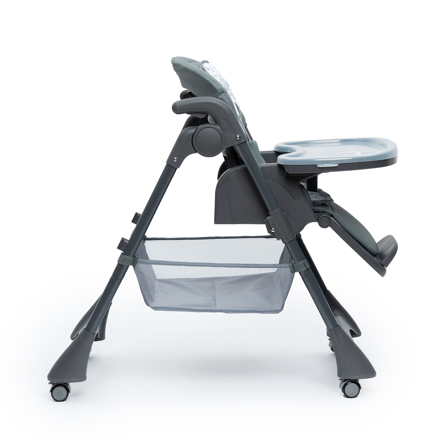 Стульчик для кормления BabyGo Sweet Meals серый - фото 13