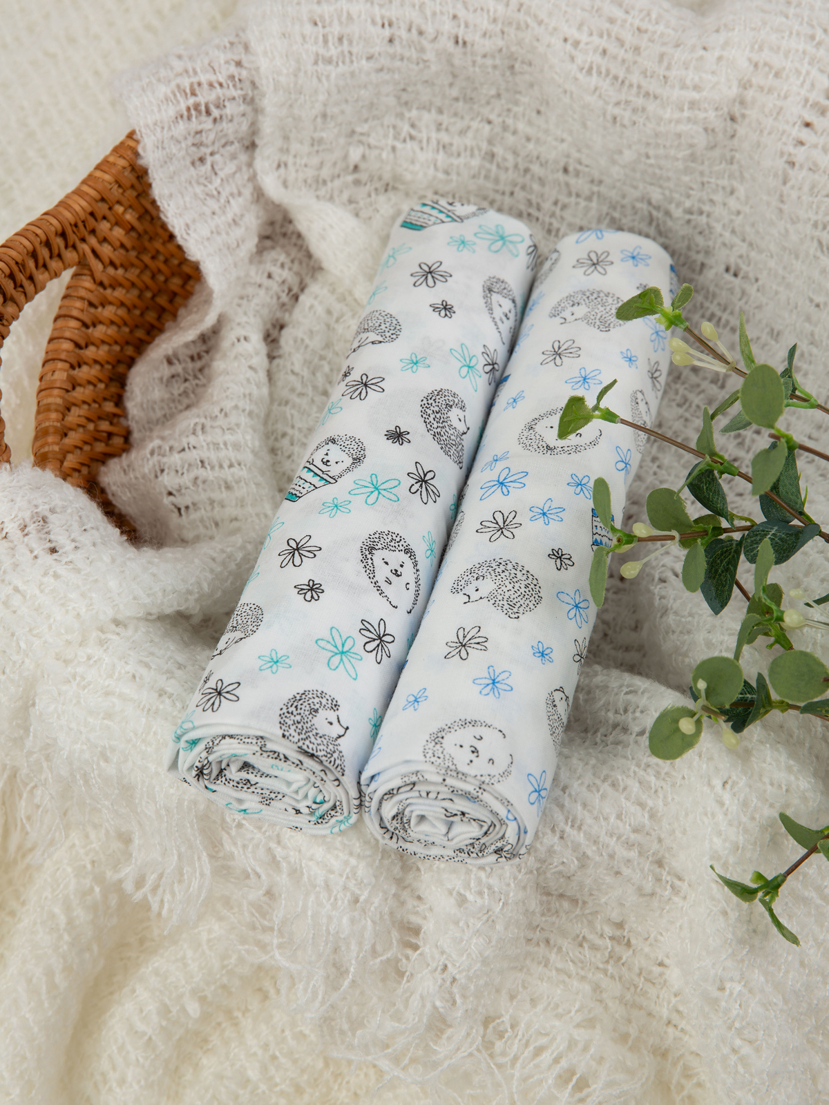 Пелёнка Чудо-Чадо Вариации ситец 95х120 см 2 шт. - фото 2