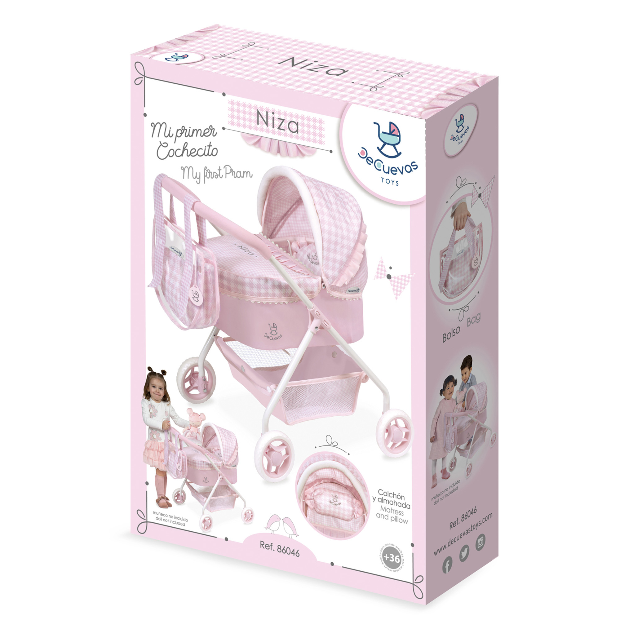 Коляска-люлька для кукол DeCuevas Toys 86046 - фото 9