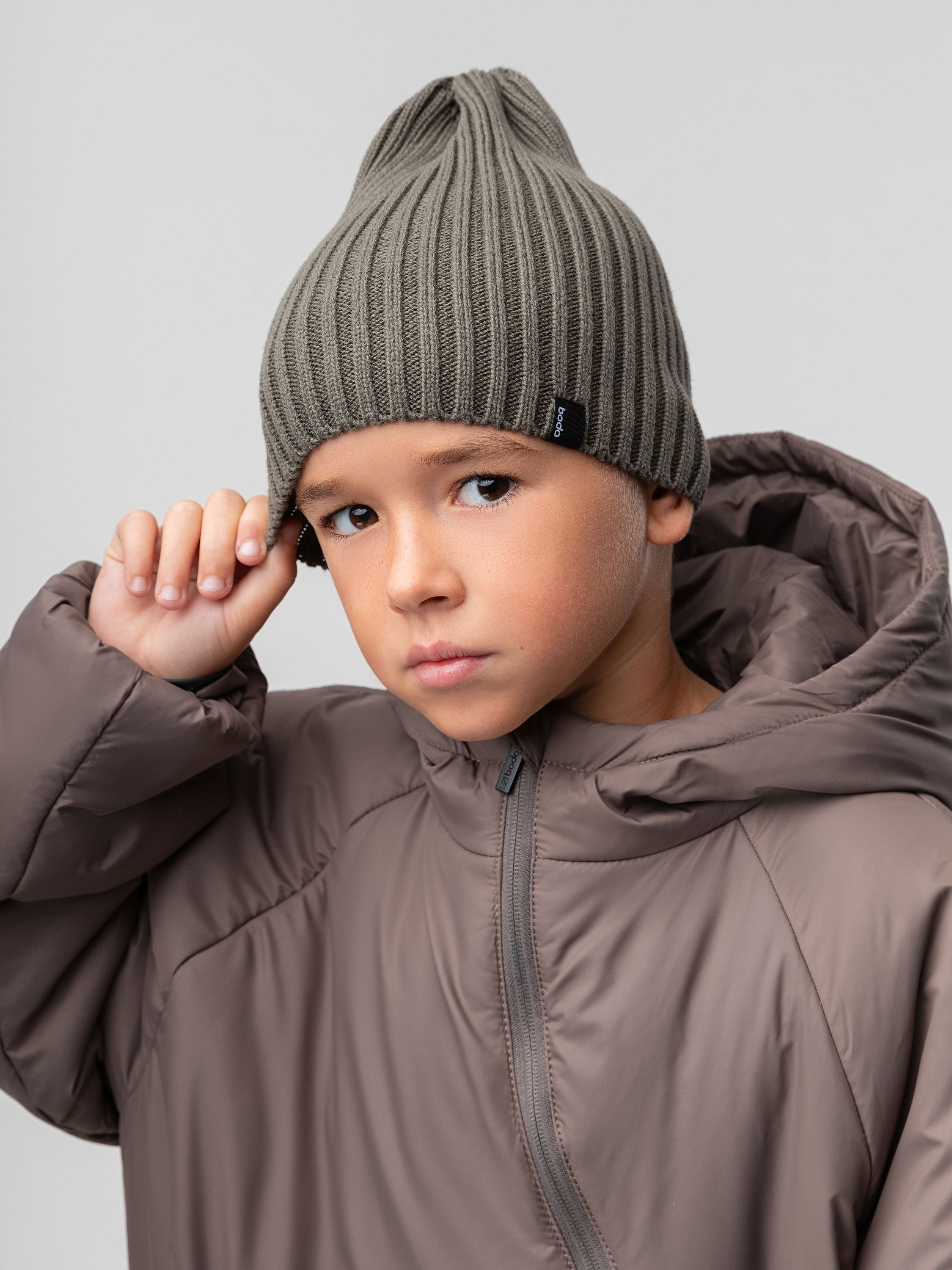 Шапка Bodo 10-405MU_хаки - фото 1