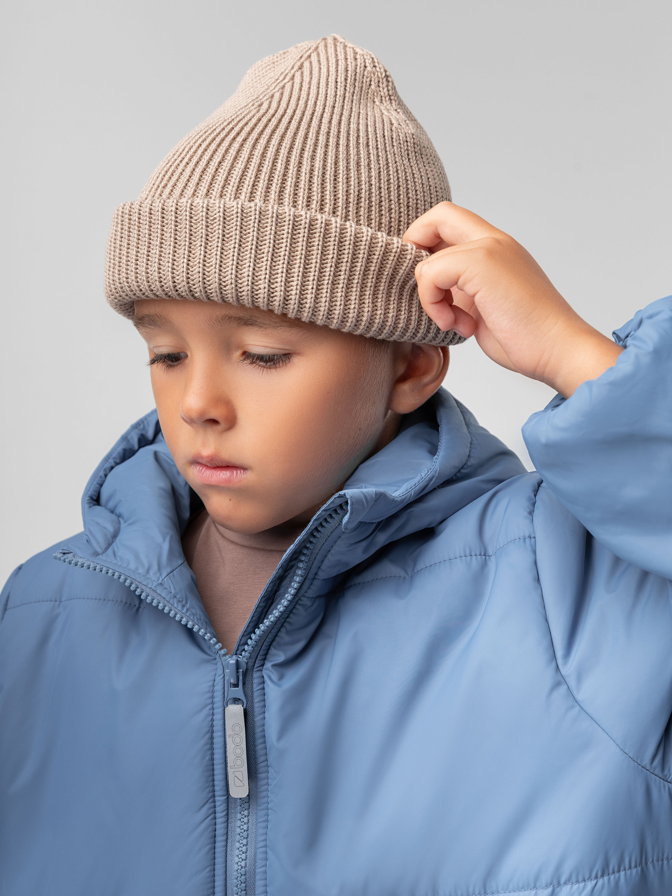 Шапка Bodo 10-348MU_бежевый - фото 2