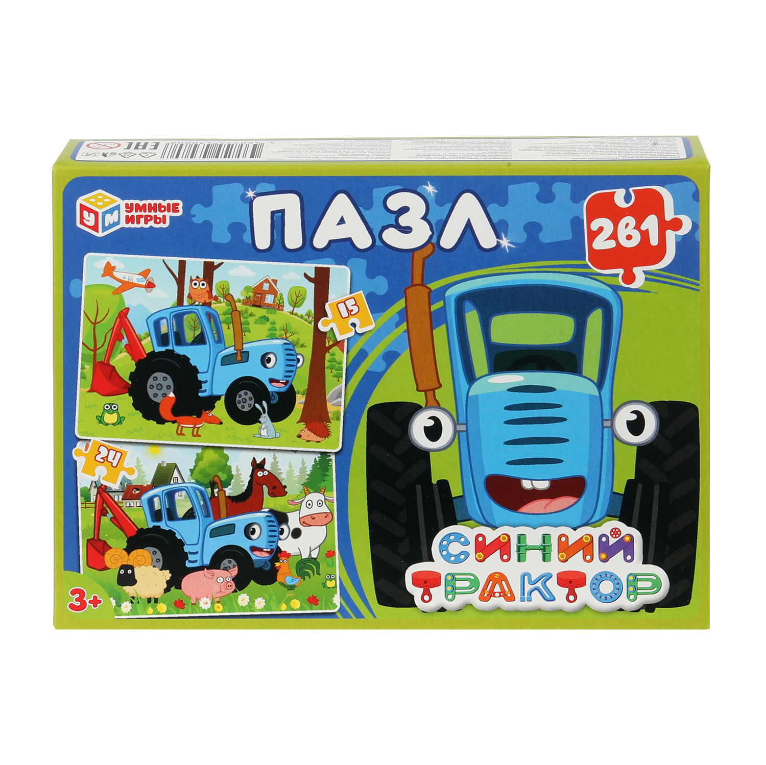 Пазл Умные игры Синий трактор классический - фото 1