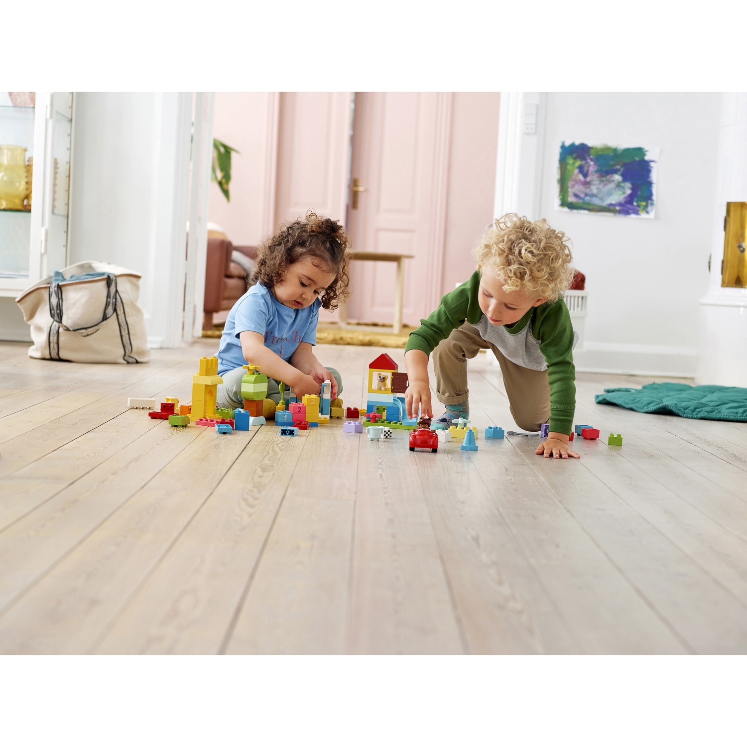 Конструктор LEGO DUPLO Коробка с кубиками 85 дет. - фото 17