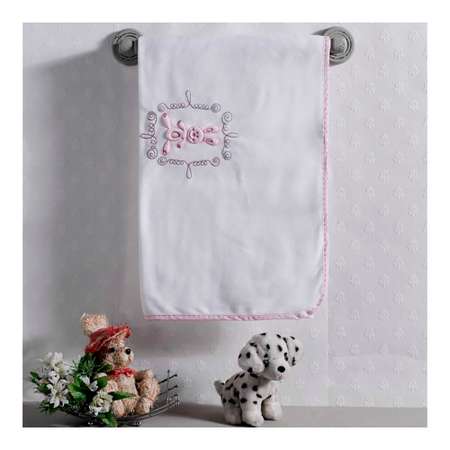 Плед флисовый Kidboo Rabbito 80*120 см Розовый