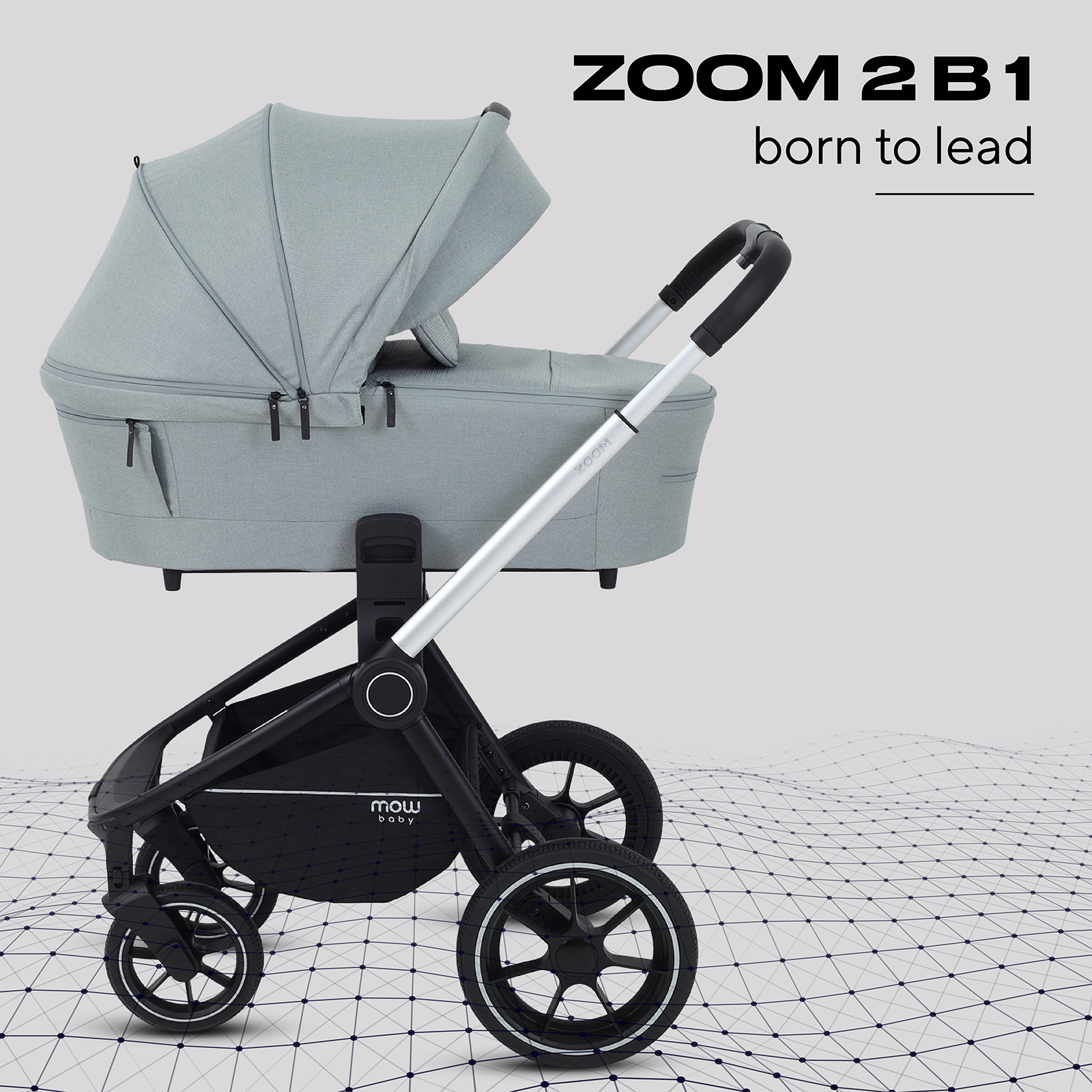 Коляска 2в1 MOWbaby Zoom - фото 1
