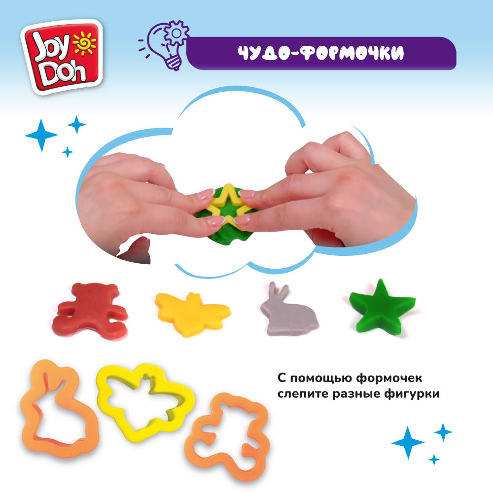 Масса для лепки Joy-Doh Чудо-машинка - фото 6