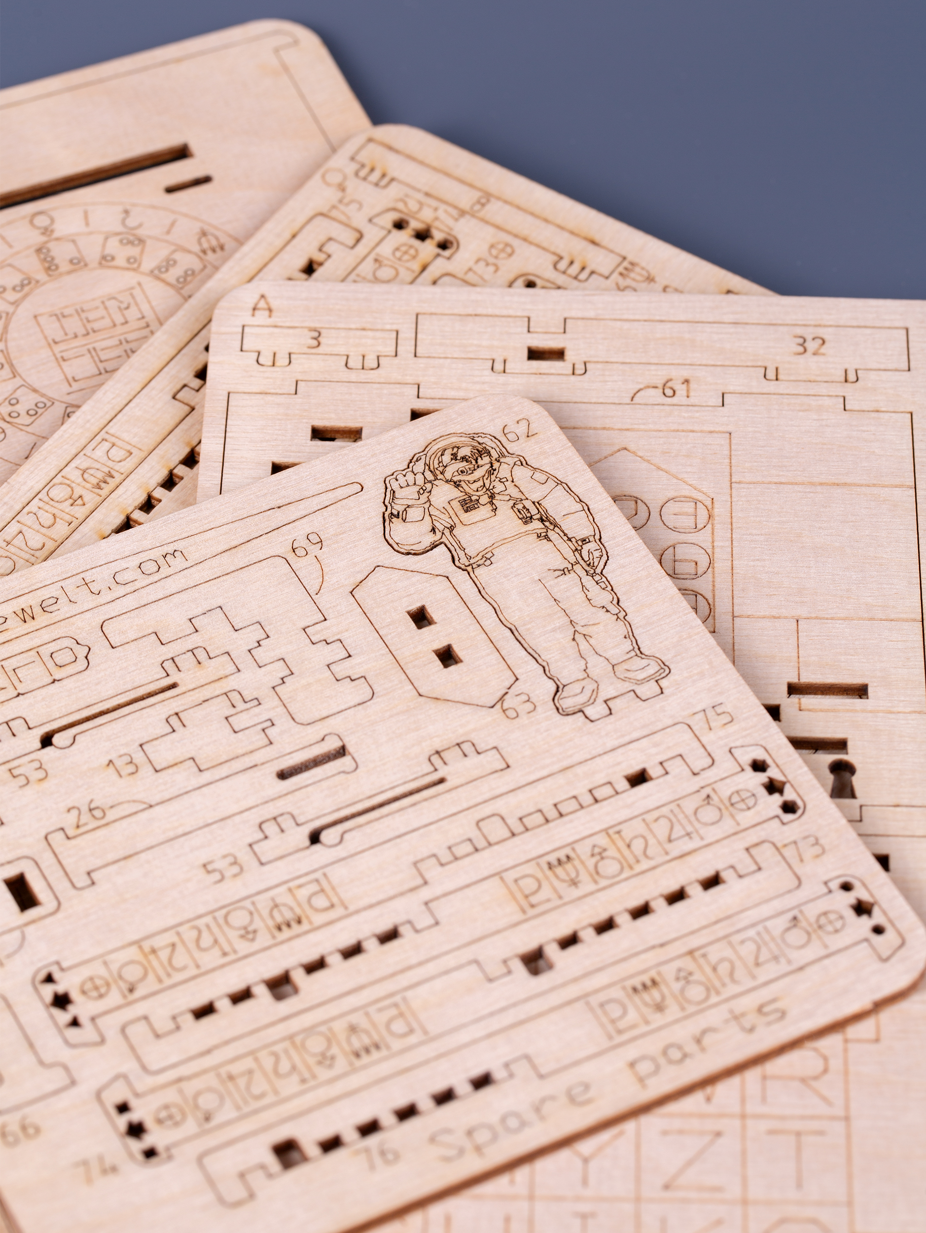 Настольная игра EscapeWelt Космический бокс DIY - фото 3