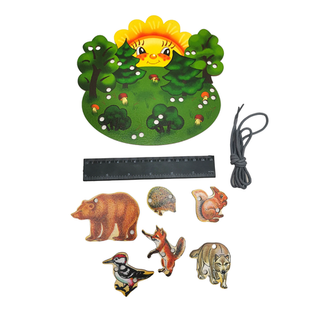 Игрушка Нескучные игры шнуровка В лесу
