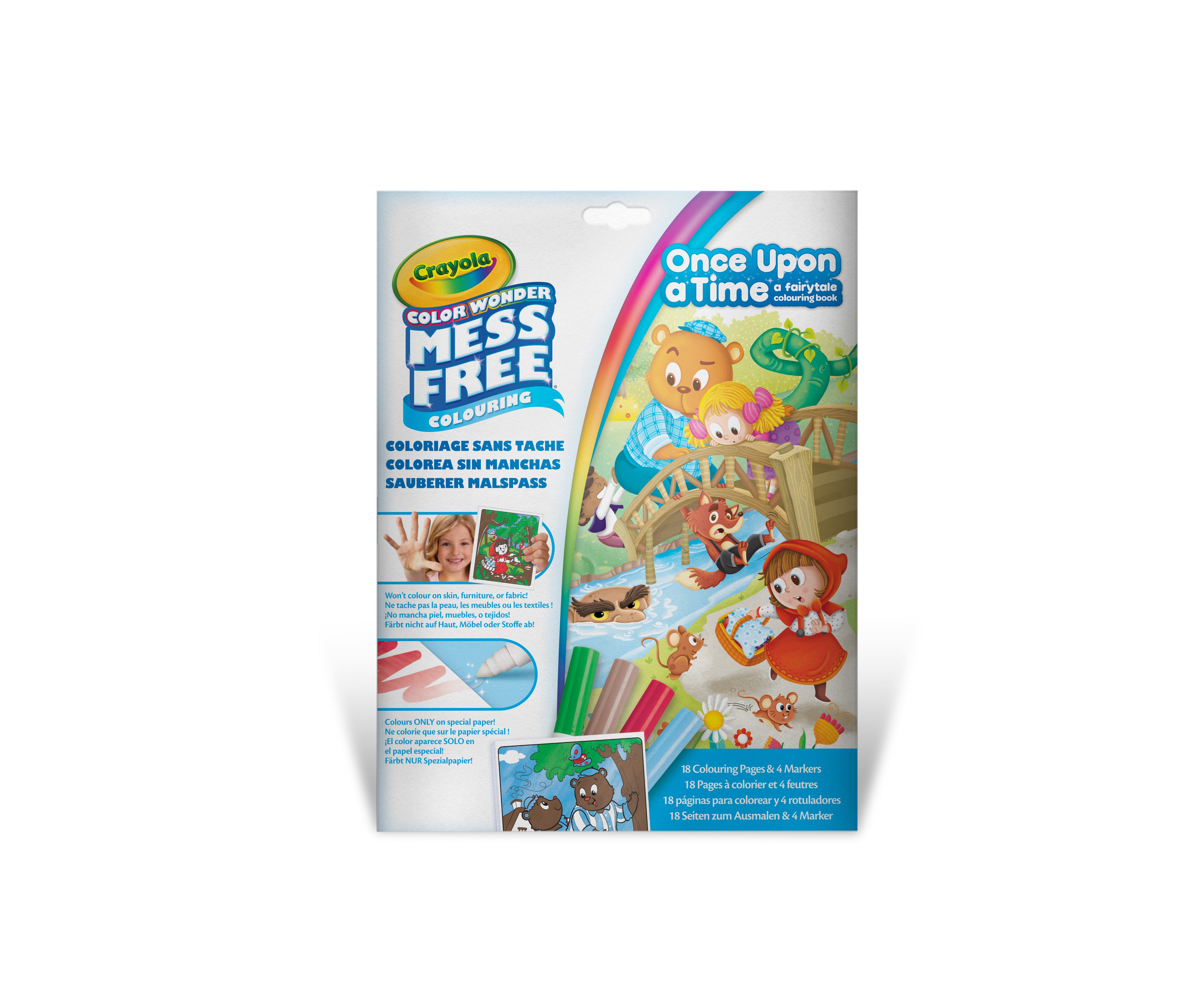 Раскраска с фломастерами Crayola Color Wonder Сказки 4цв - фото 5