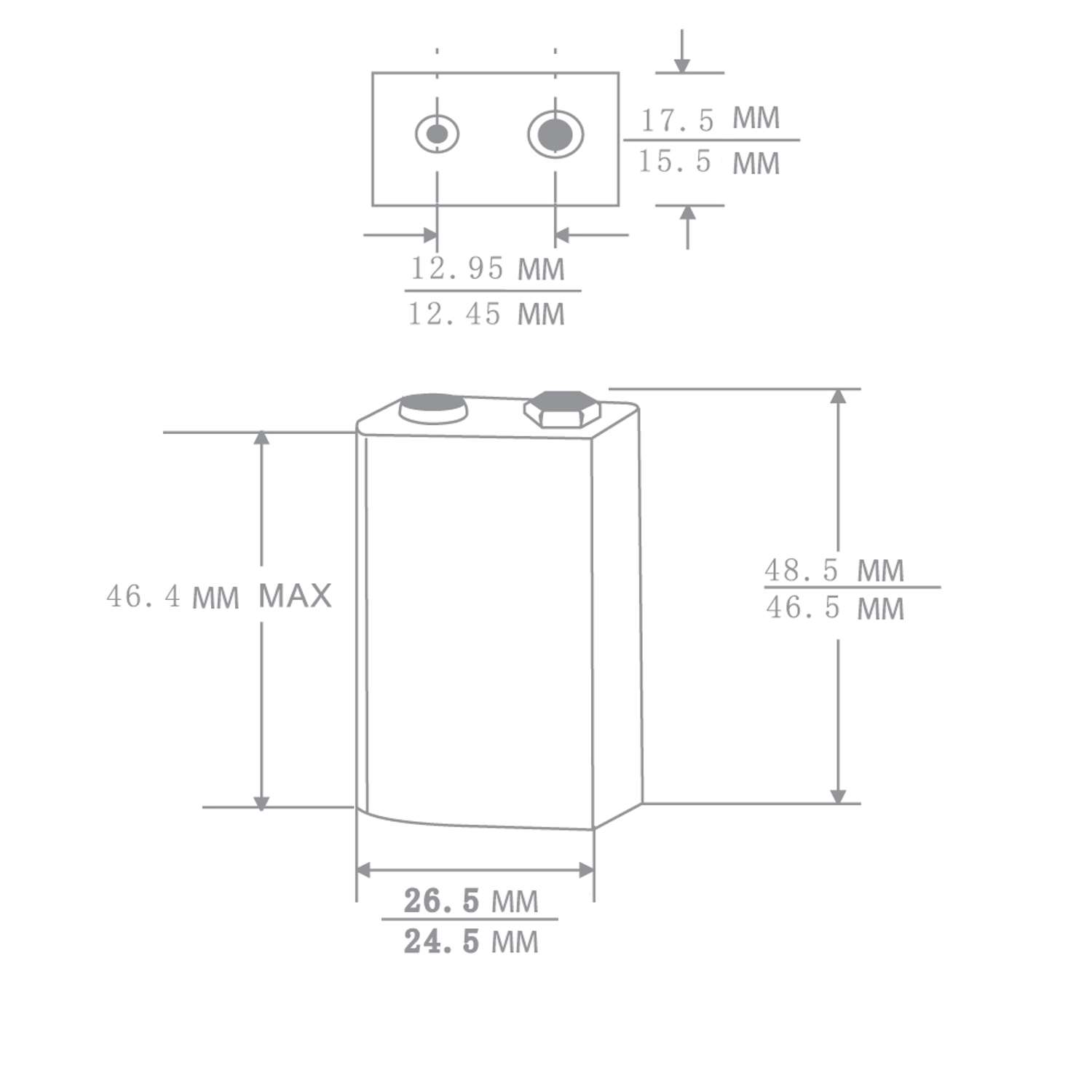 Батарейка Ergolux Ergoluх 6F22 SR1 (6F22SR1 Крона 9В) - фото 2