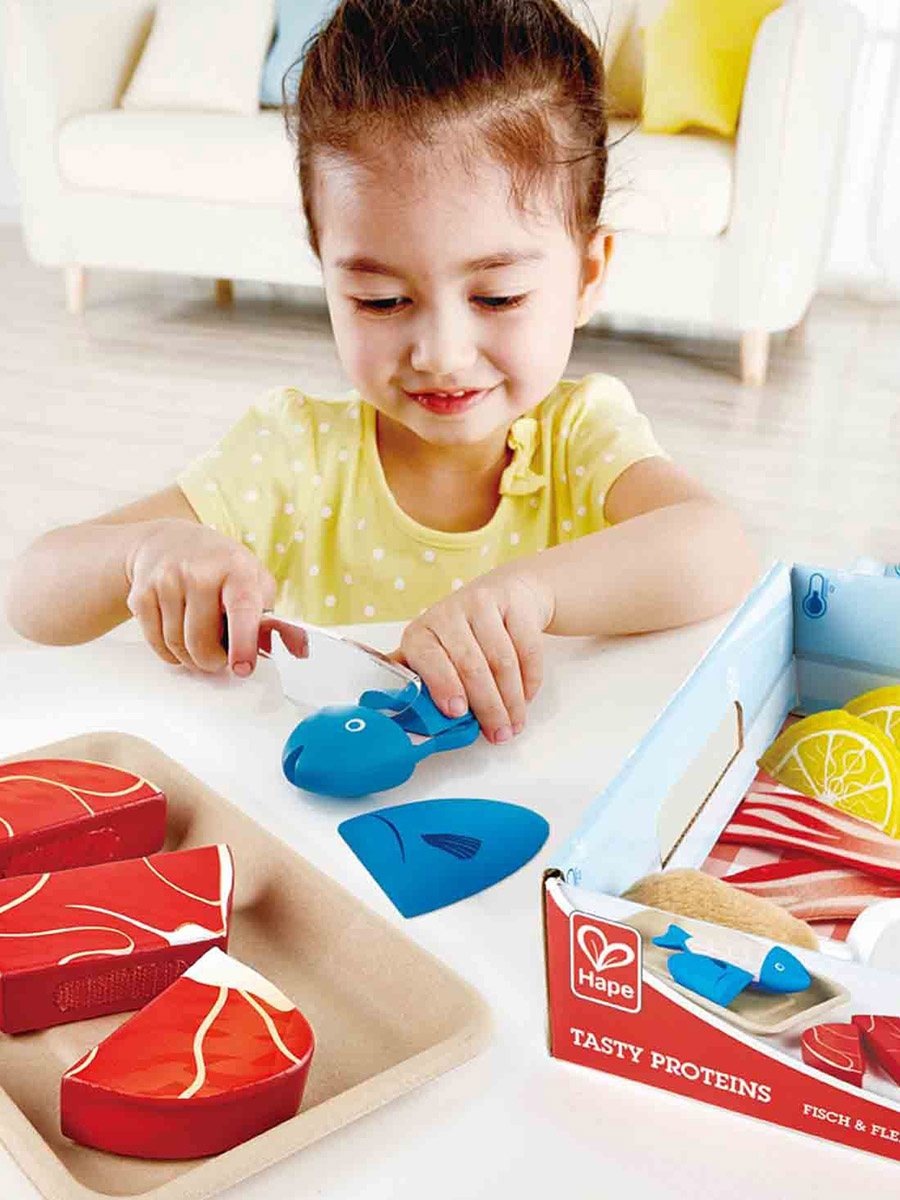 Изображение товара Игровой набор Hape Готовим мясо для детей от 3 лет