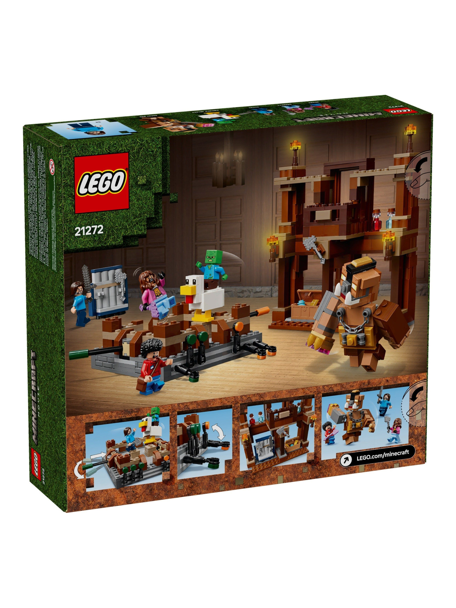 Конструктор LEGO Minecraft Боевой ринг 491 дет. - фото 1