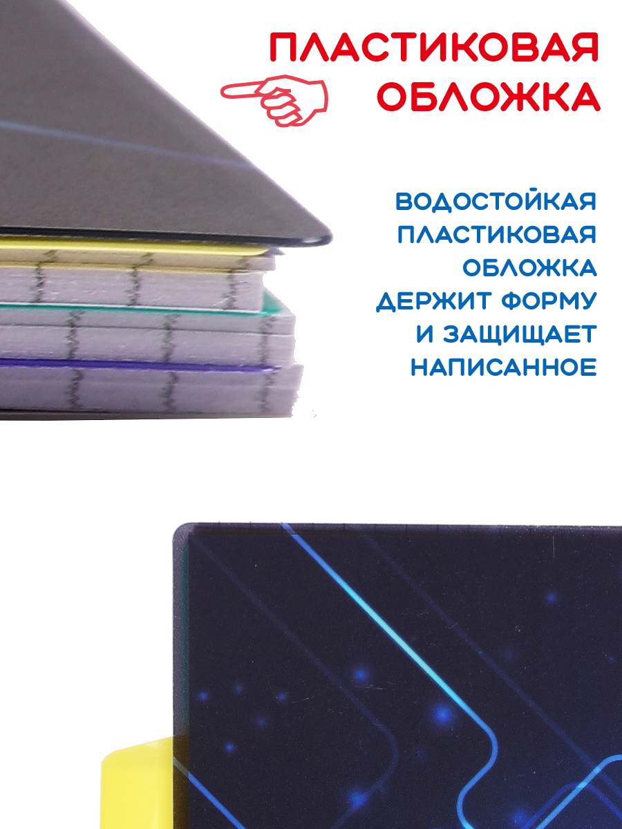 Общая тетрадь KEYROAD клетка 100 лист. - фото 4