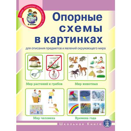 Книга Школьная Книга Опорные схемы А3 для составления описательного рассказа