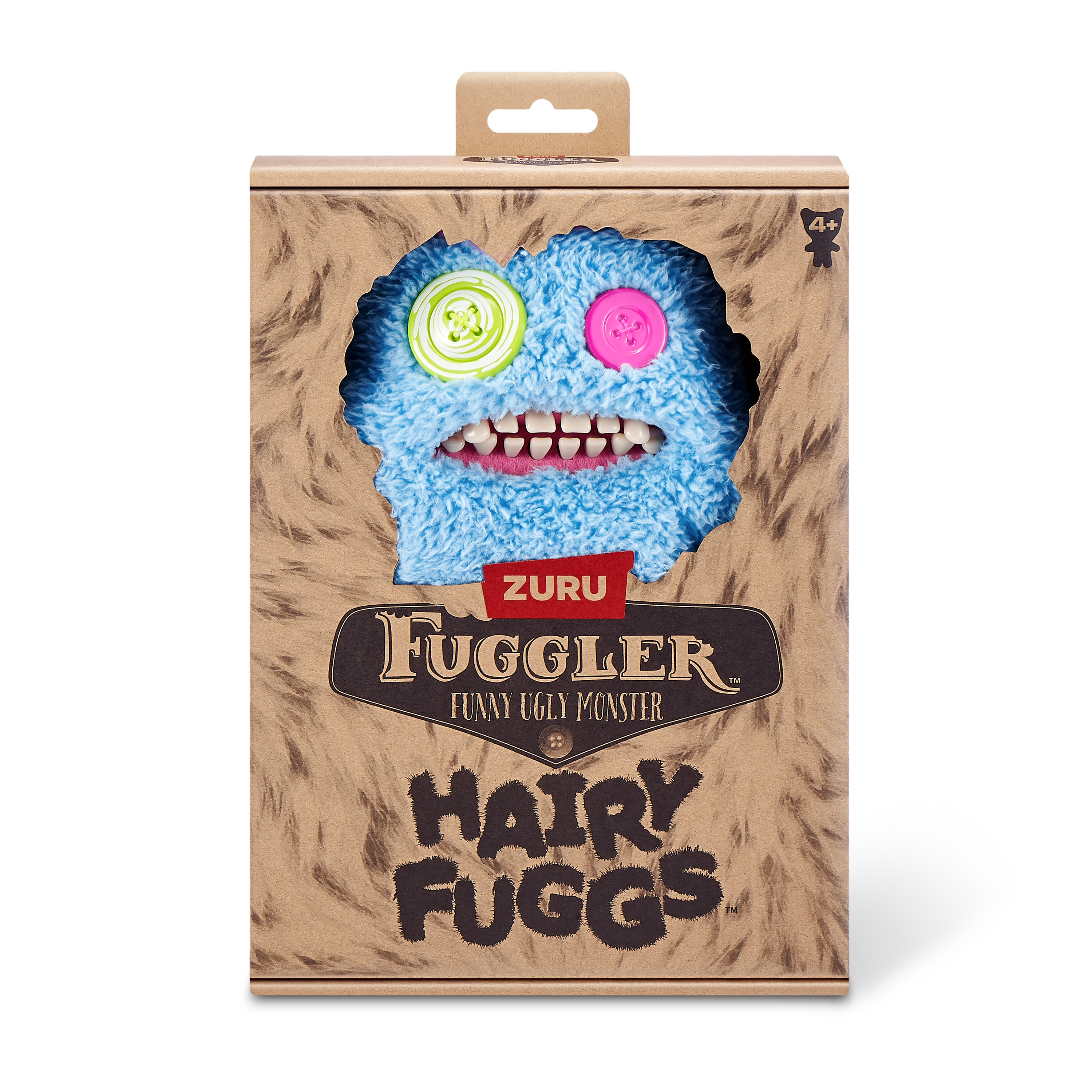 Мягкая игрушка FUGGLER Синий здоровяк Волосатики 24 см - фото 11