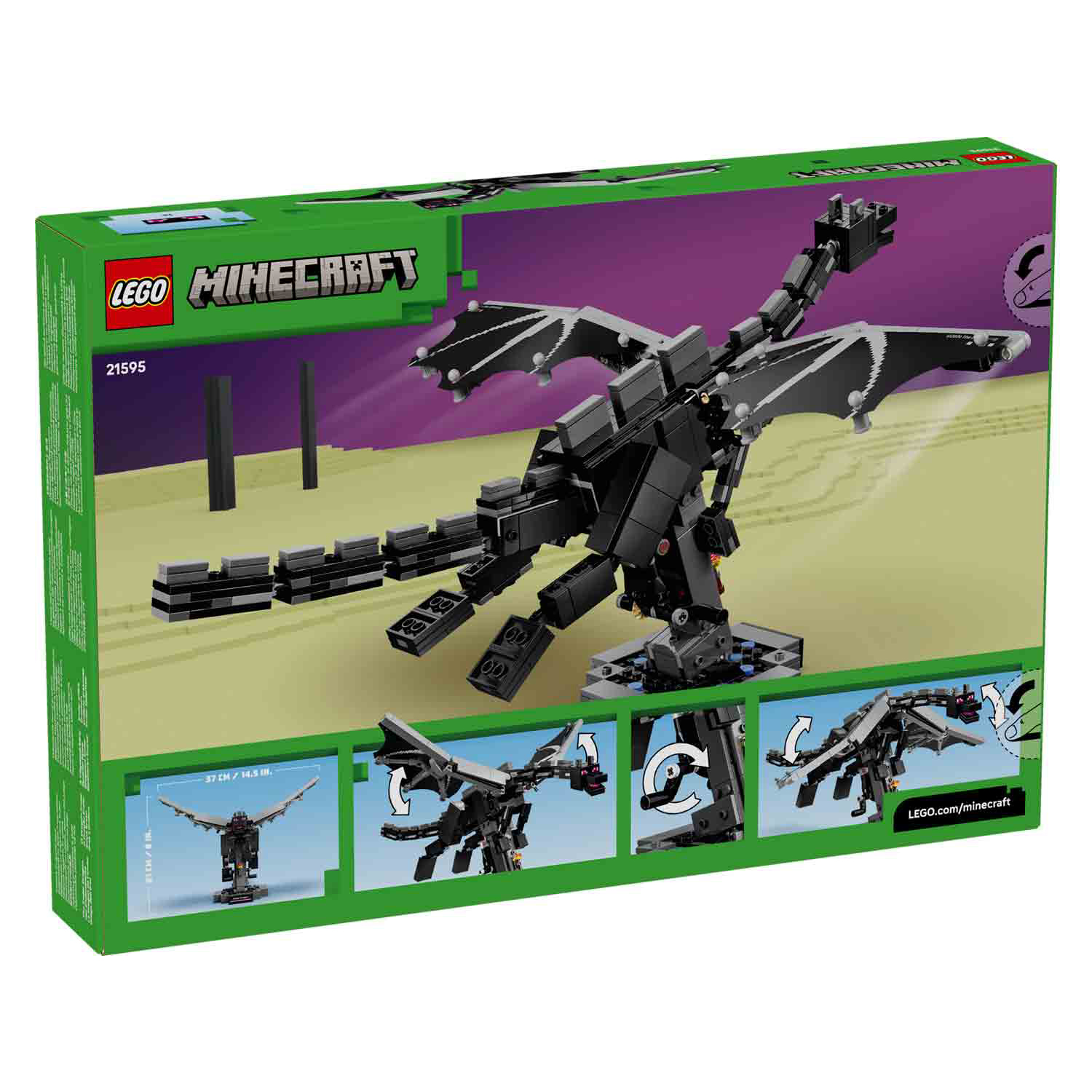 Конструктор LEGO Minecraft Эндер дракон 710 дет. - фото 3