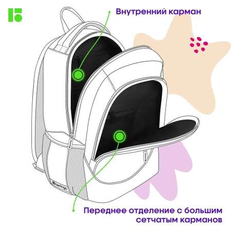 Рюкзак BERLINGO Grey pattern