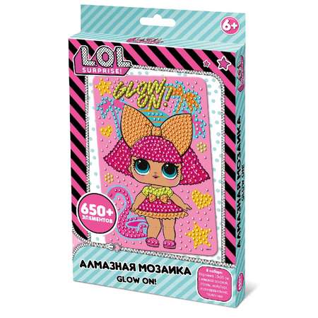 Алмазная мозаика L.O.L. Surprise! Glow on