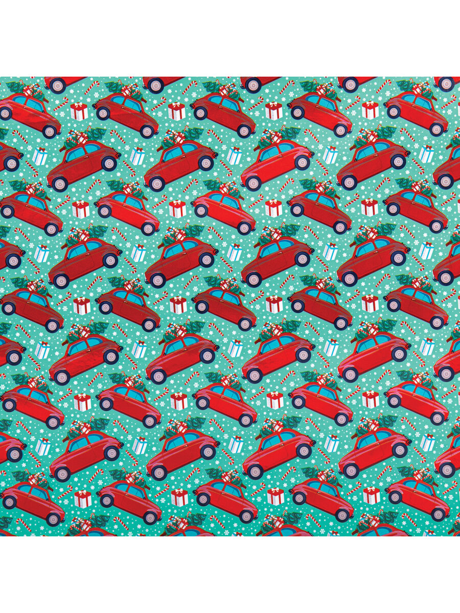 Упаковочная бумага Золотая сказка для новогодних подарков с эффектами 3 шт 70х100 см HoHo Xmas - фото 9