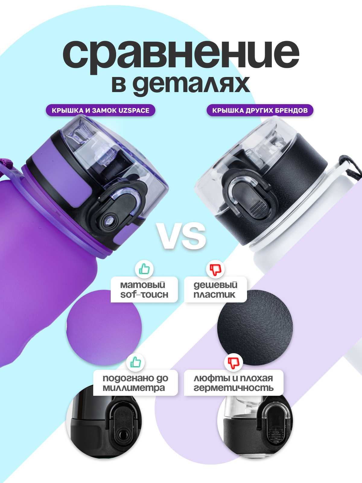 Бутылка UZSPACE 500 мл - фото 5